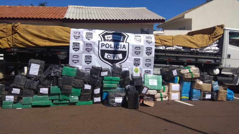 Polícia apreende mais de duas toneladas de drogas em Matelândia