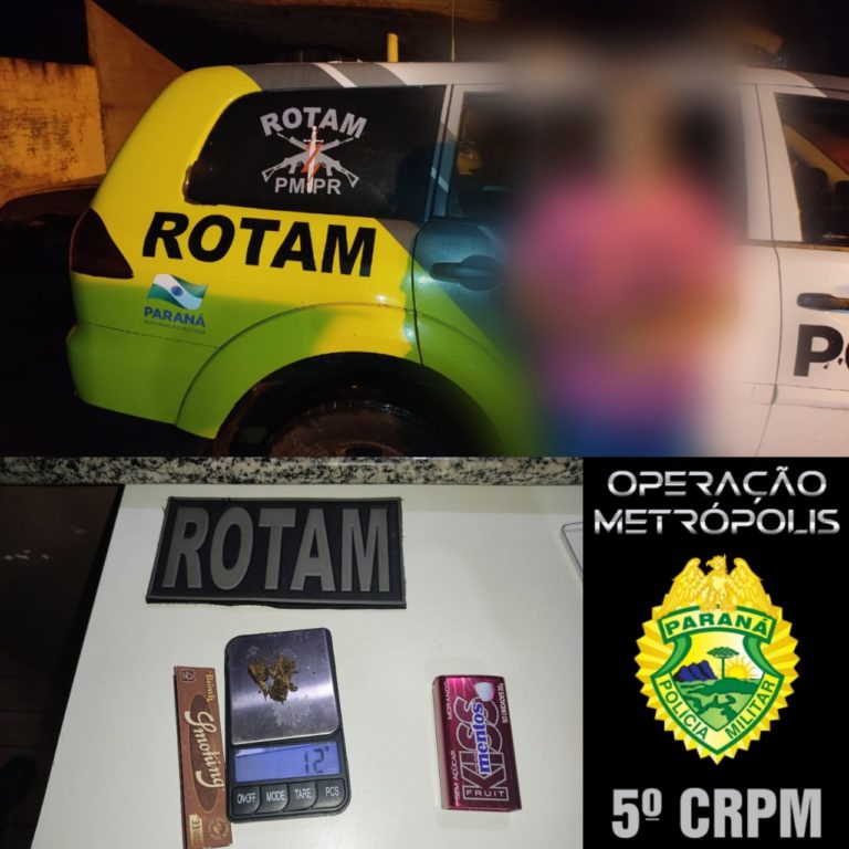 ROTAM prende usuária de drogas que vende produtos religiosos