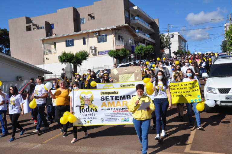 Setembro Amarelo: Secretaria de Saúde realiza a “Caminhada Todos pela Vida”