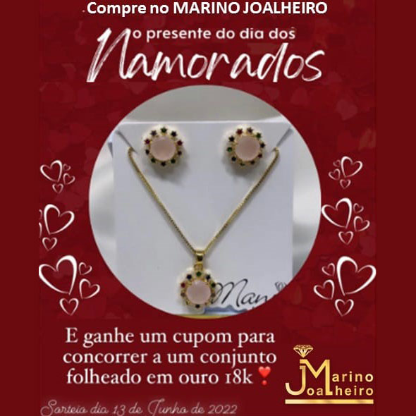 Sorteio do Dia dos Namorados da Marino Joalheiro (confira no vídeo)