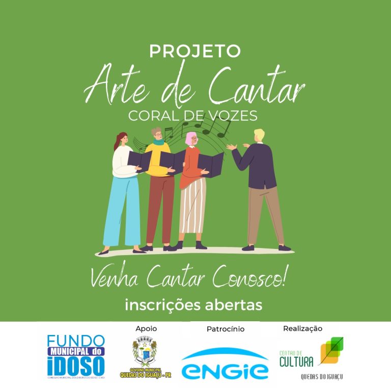 Centro de Cultura:<br>Fundo do Idoso contempla projeto Arte de Cantar em Quedas do Iguaçu