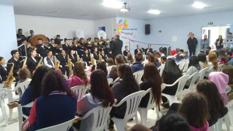Banda Sinfônica de Pinhão fez apresentação no Projeto Gente