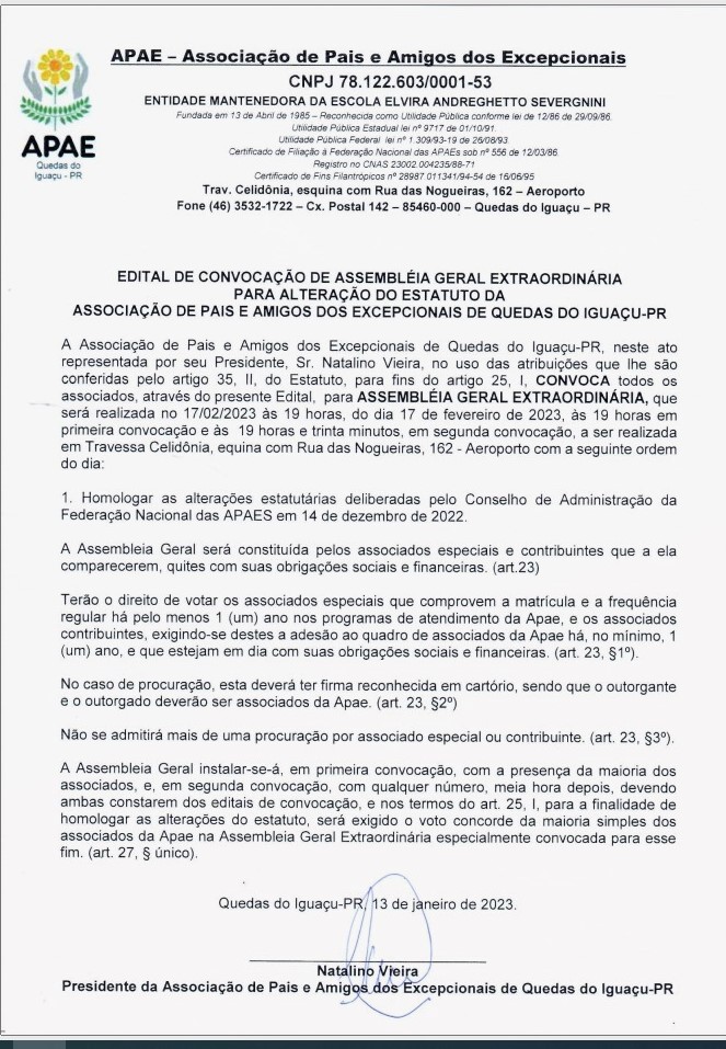 Assembceia 2 - Jornal Expoente Do Iguaçu