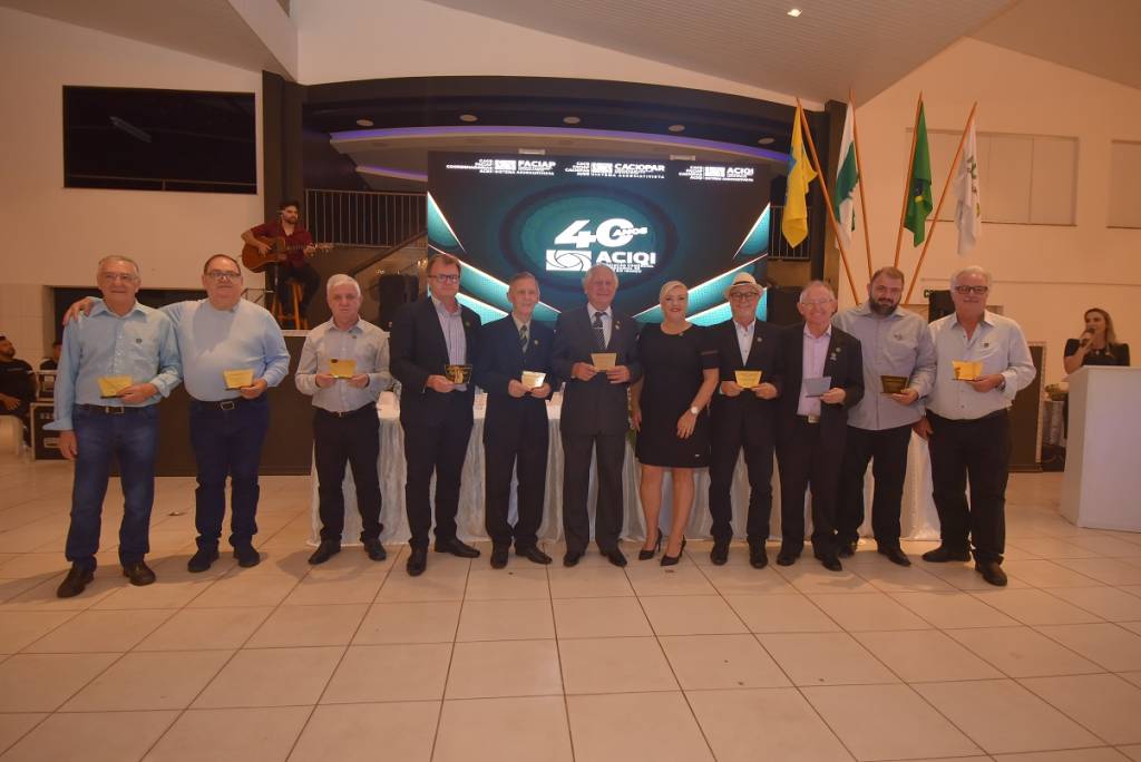 Ex Presidenntes Homenageados Aciqi 2023 - Jornal Expoente Do Iguaçu