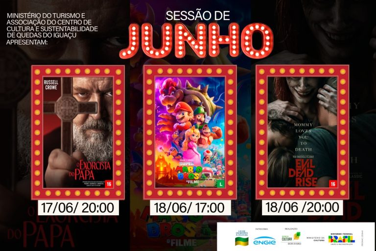 CineQuedas no Centro de Cultura terá três sessões em junho