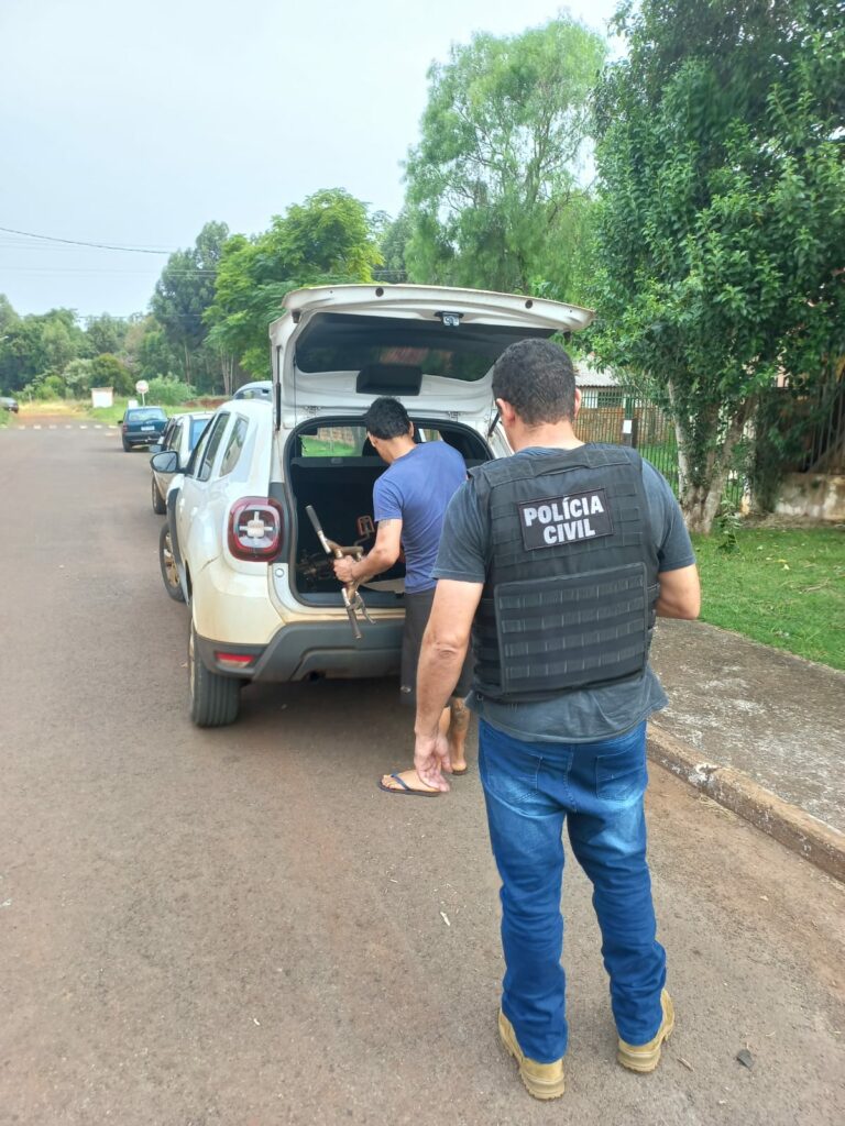 Polícia Civil prende suspeito de furtos em residência de Quedas do Iguaçu