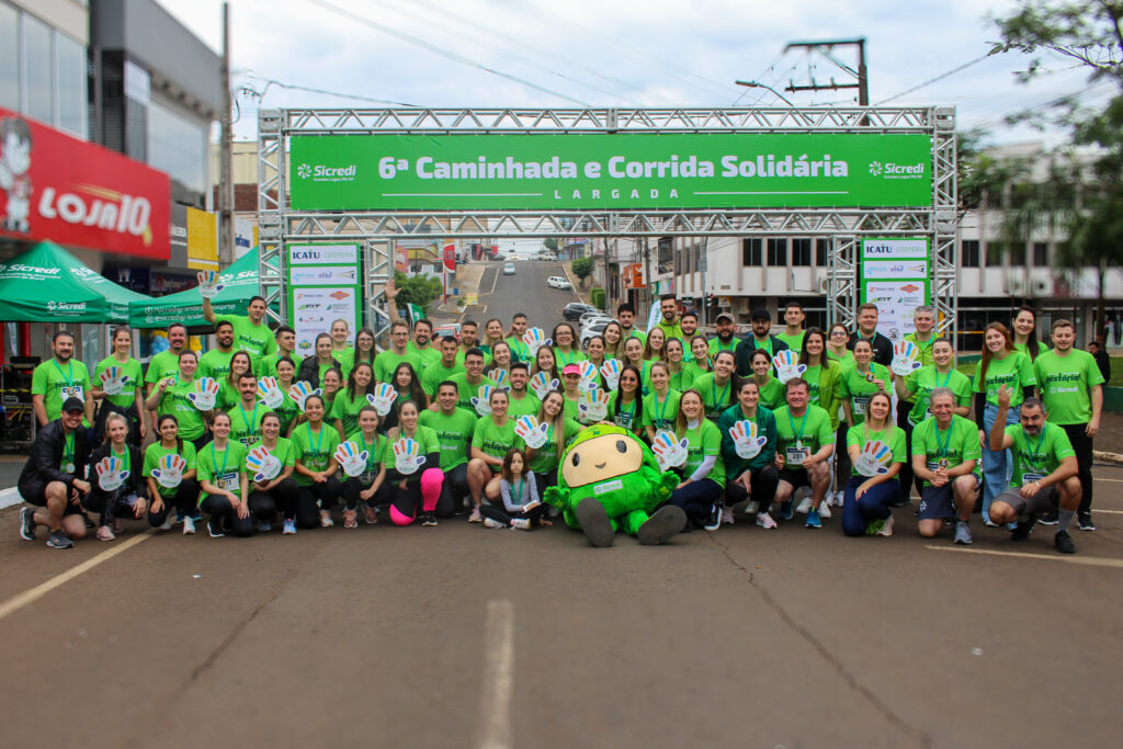 6A Caminhada E Corrida Solidaria Sicredi 6 - Jornal Expoente Do Iguaçu